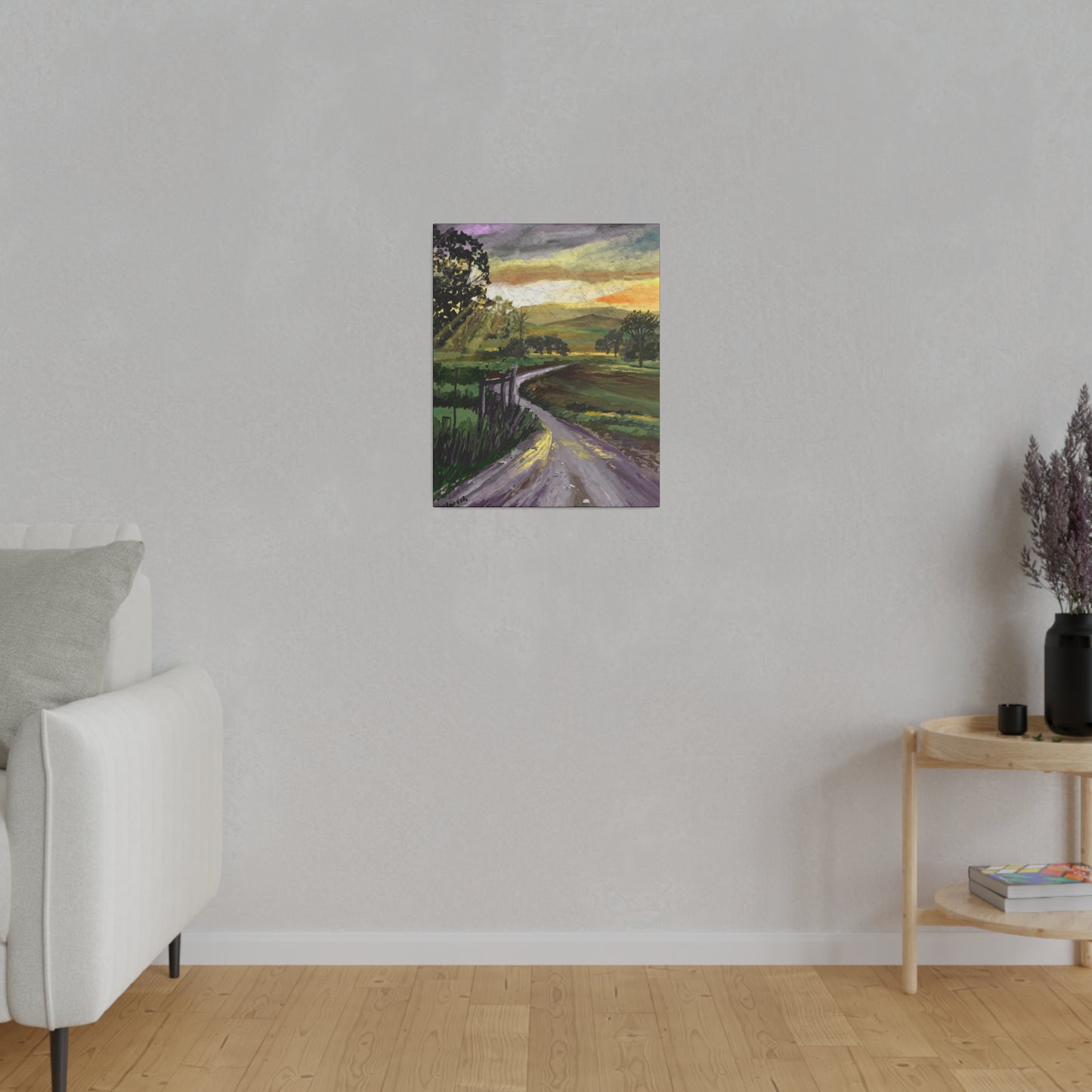 A Winding Path to Infinity - Canvas Print